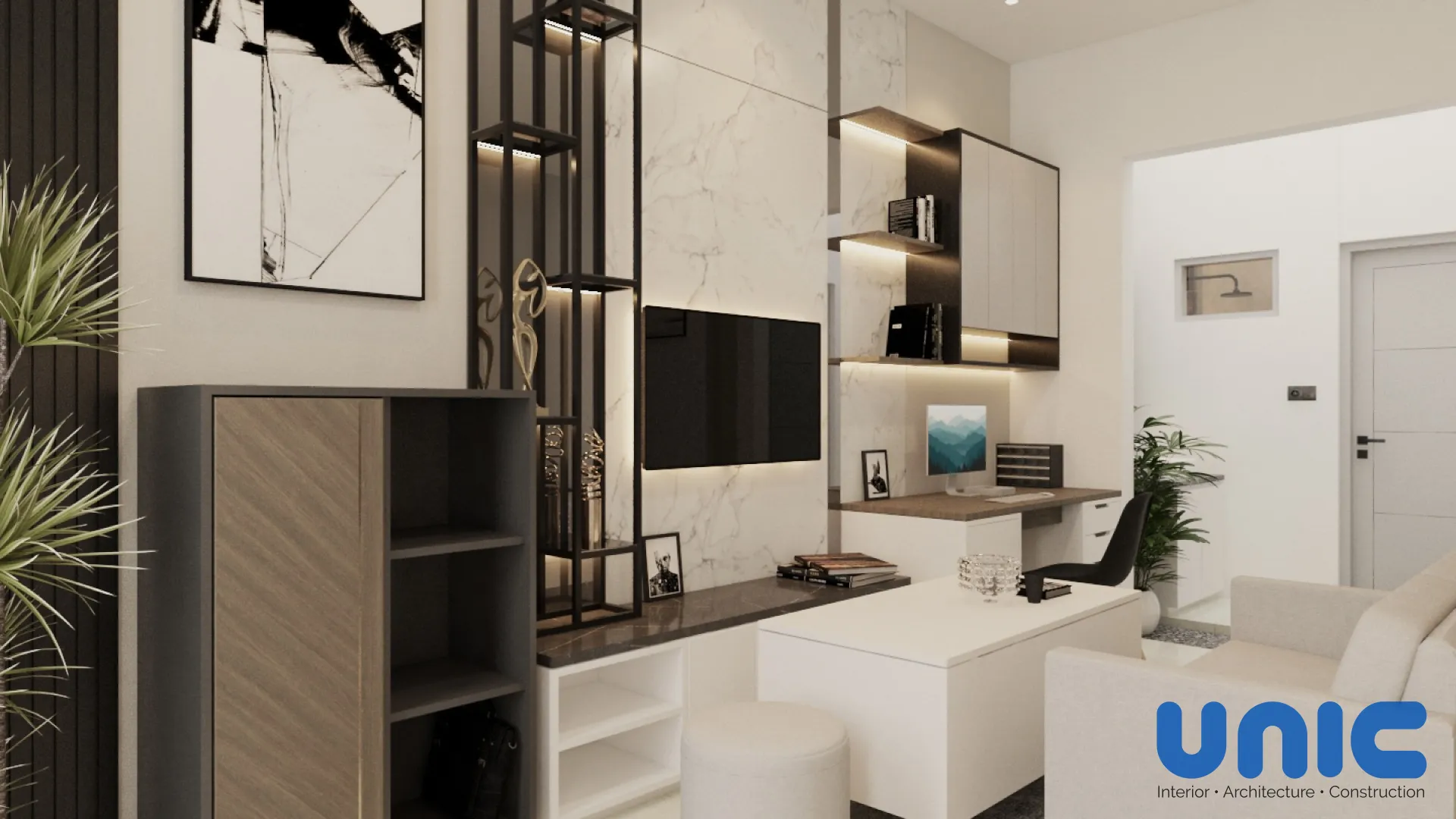 Interior Rumah Tumbuh Grand Harvest Surabaya: Transformasi Lahan 5x12 yang Fungsional & Estetik - Renovasi Perumahan Grand Harvest, Cluster Caspia