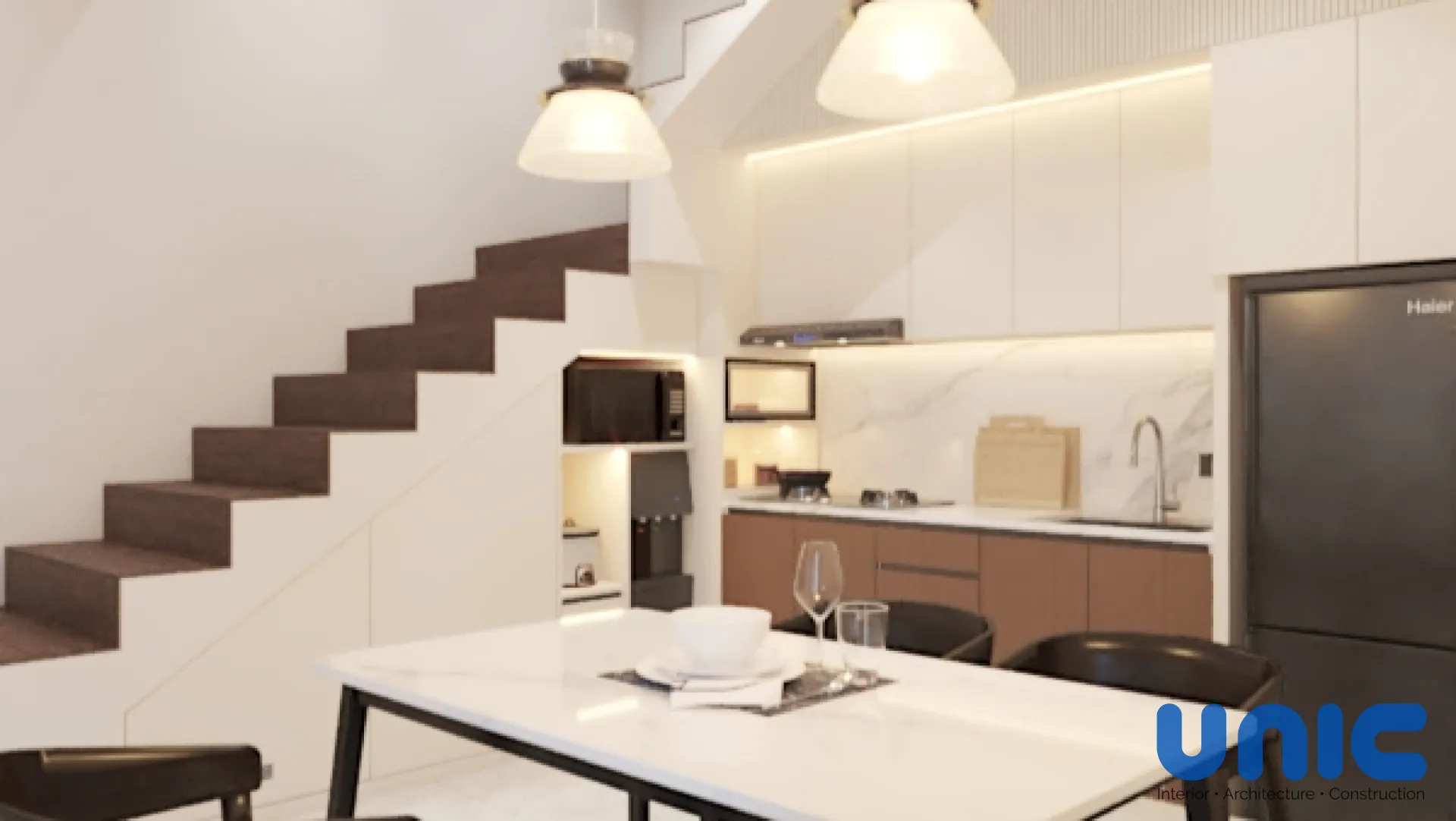 nterior Malang: Solusi Dapur Bawah Tangga & Ruang Multifungsi di Citra Garden